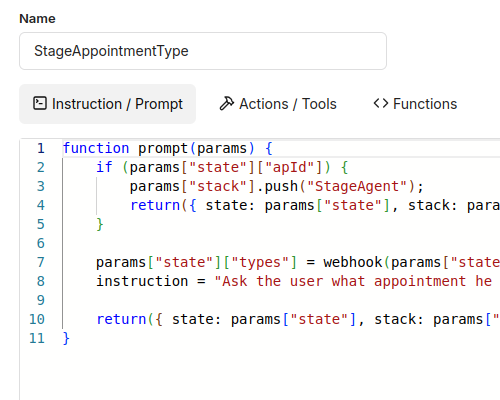 Code editor for quick systems integration